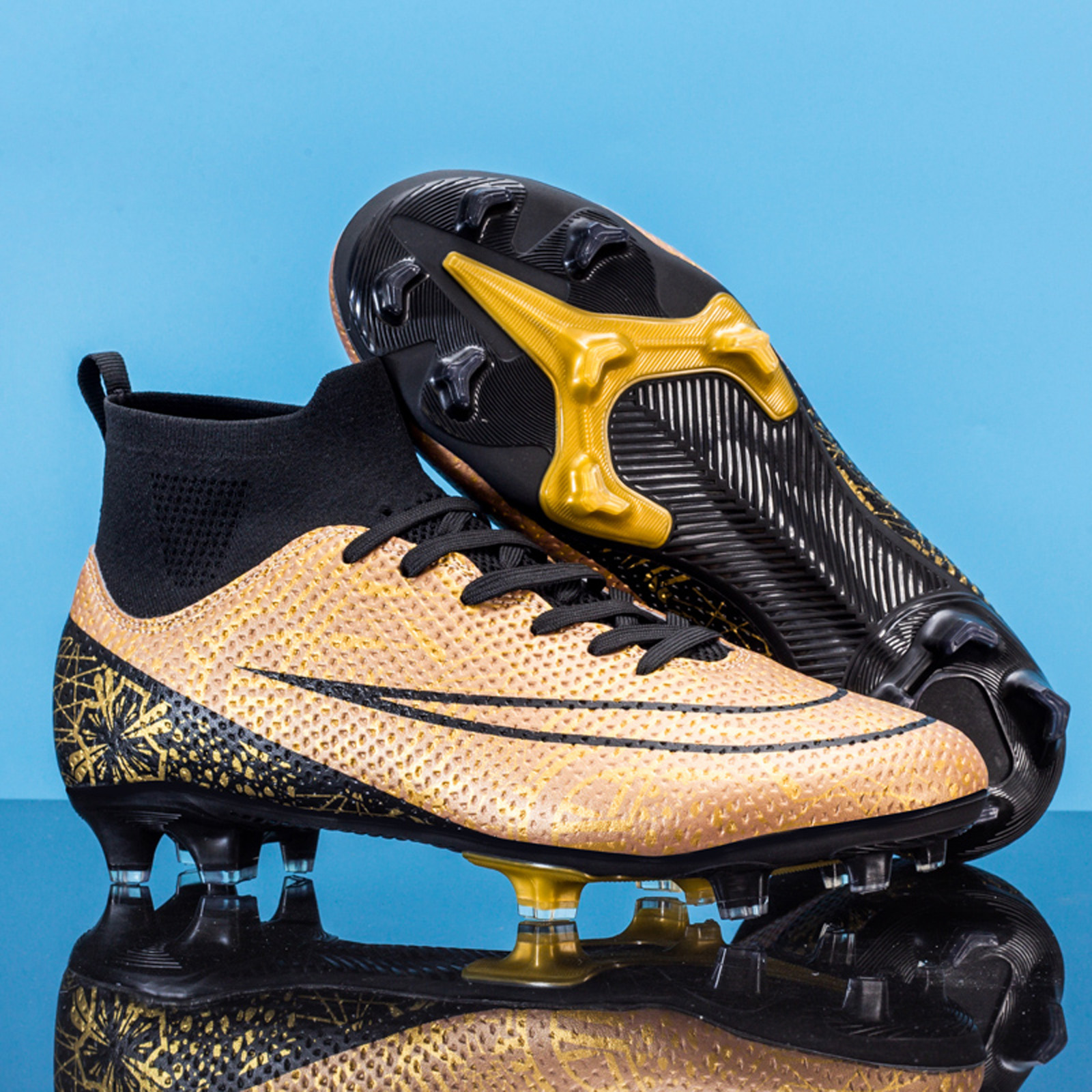 Gold Soccer Cleats