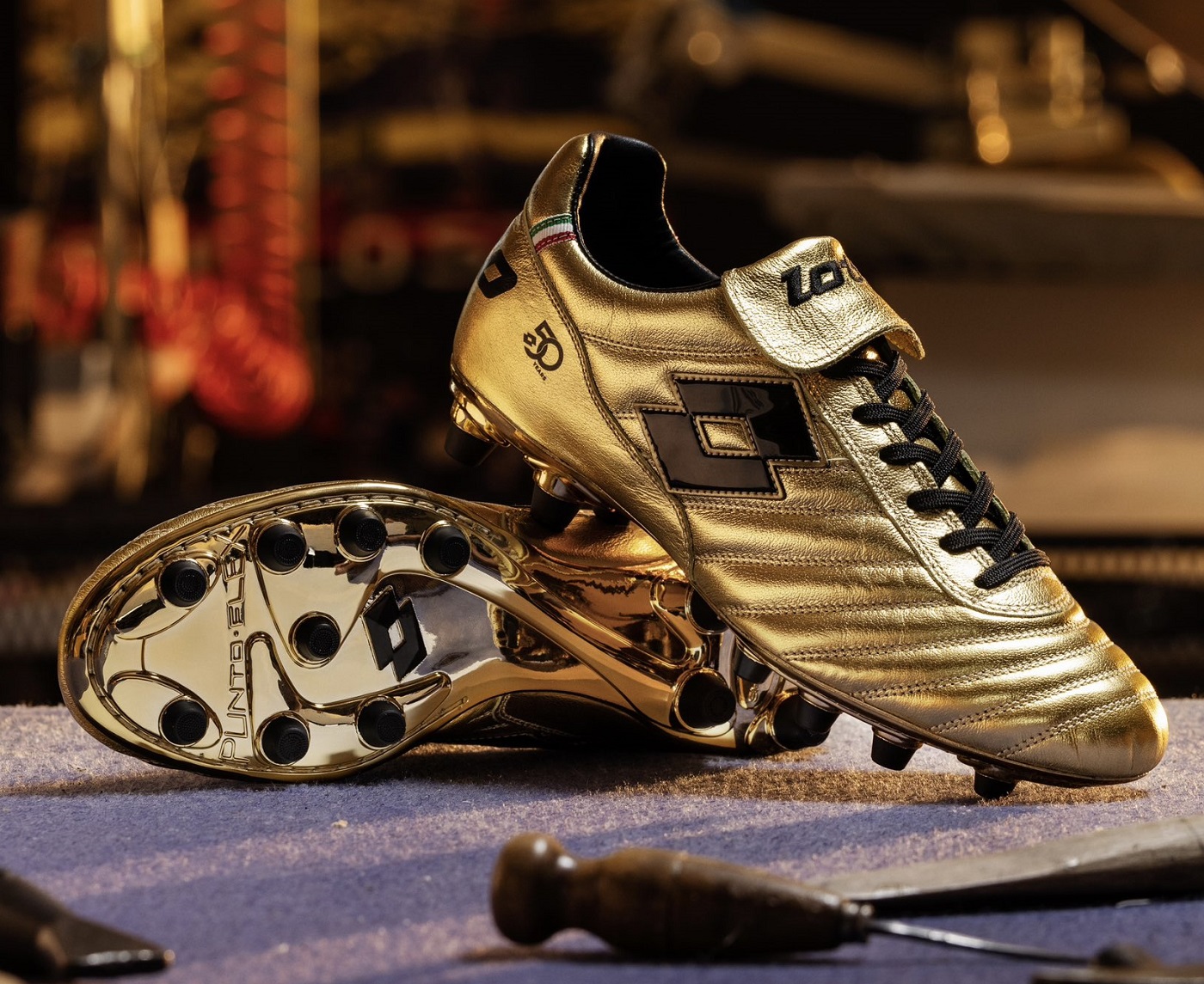 Gold Soccer Cleats