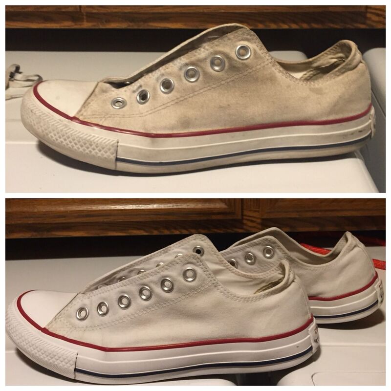 Clean White Converse Shoes