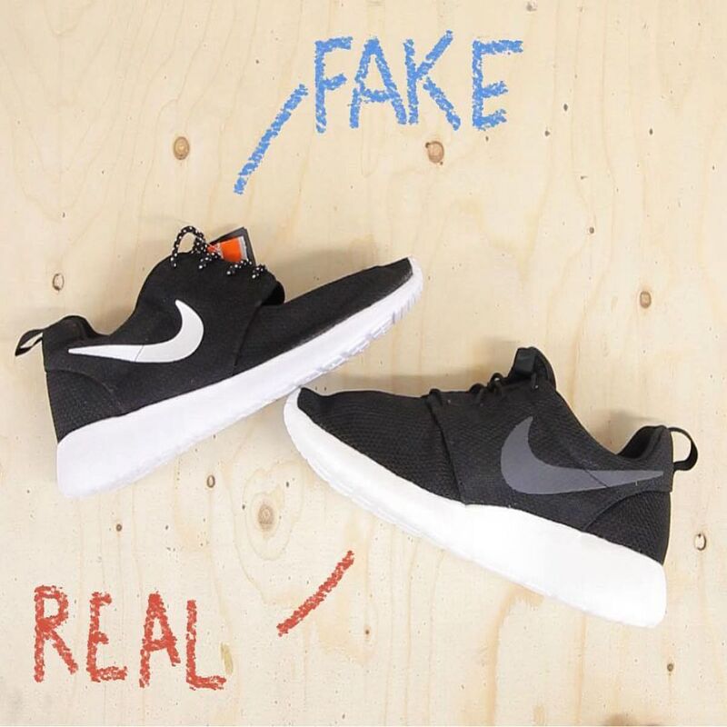 how to tell if shoes are fake?