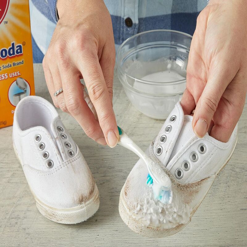 Cleaning White Shoe Soles