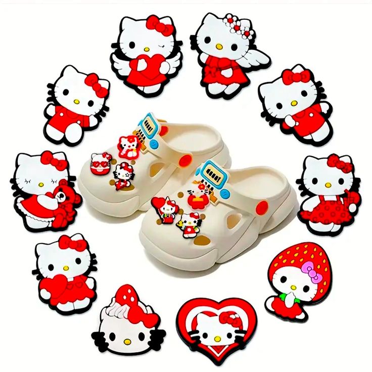 hello kitty shoe accessories