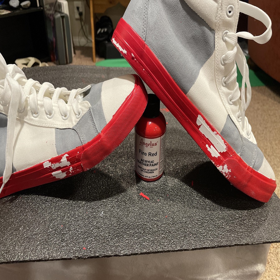 How to Paint Shoes with Acrylic Paint