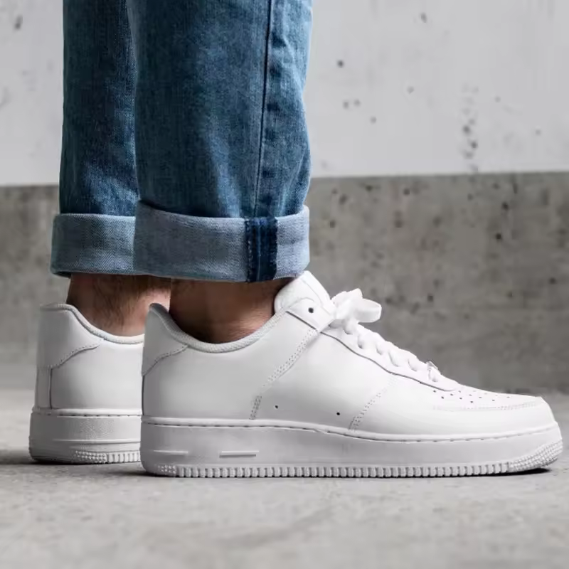 white sneaker