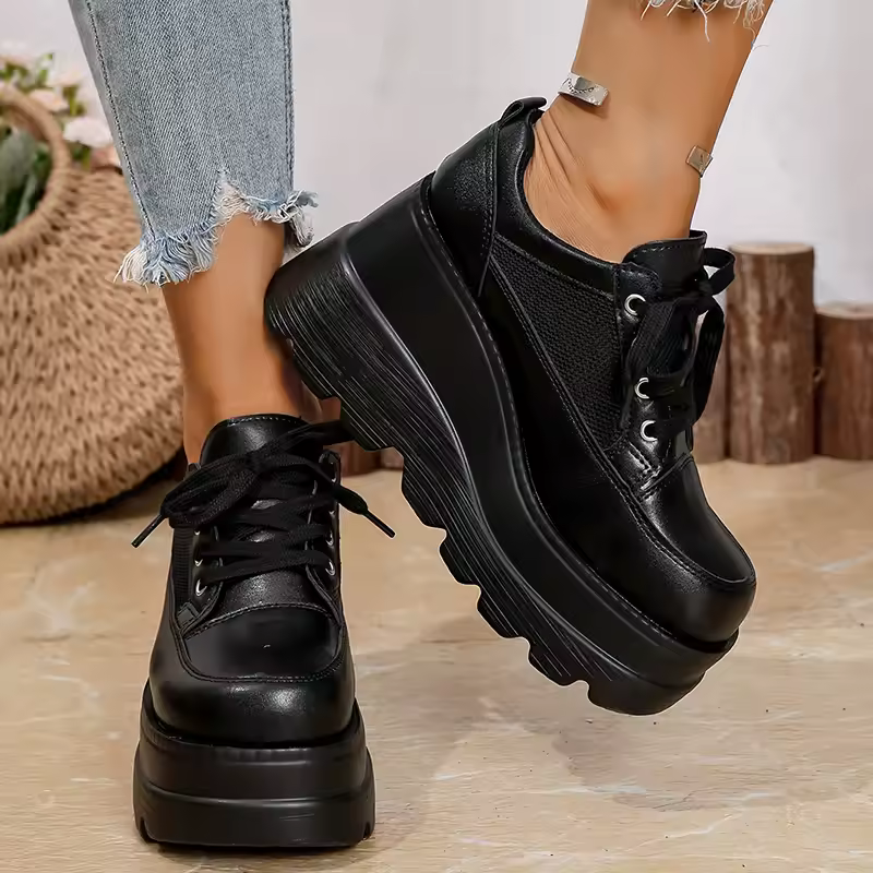 comfortable platform sneakers
