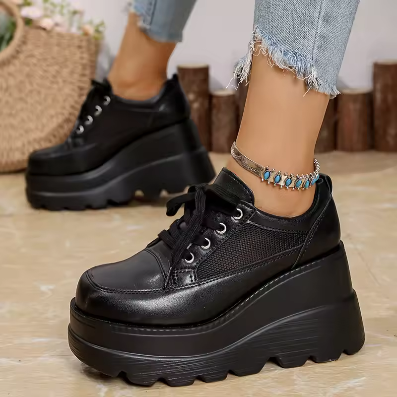 comfortable platform sneakers