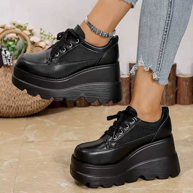 comfortable platform sneakers